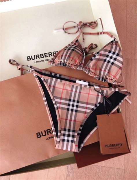 burberry swimwear|burberry bikini model.